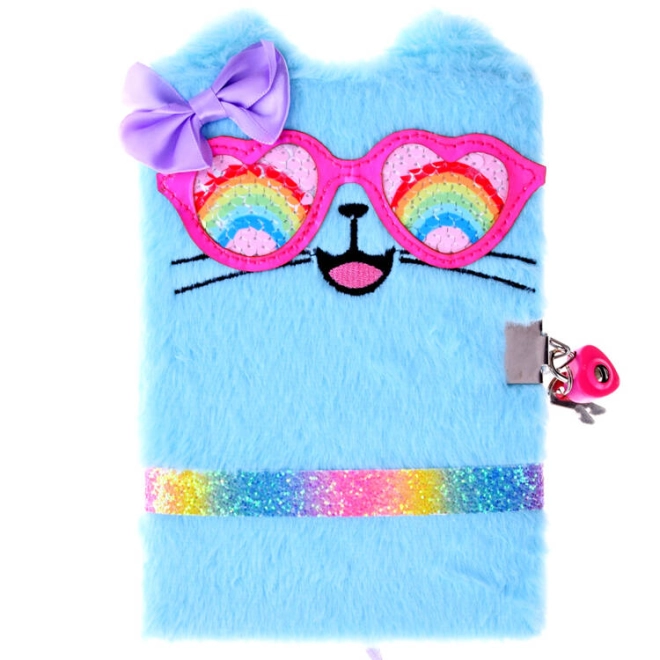 Copertina in peluche con design di gatto