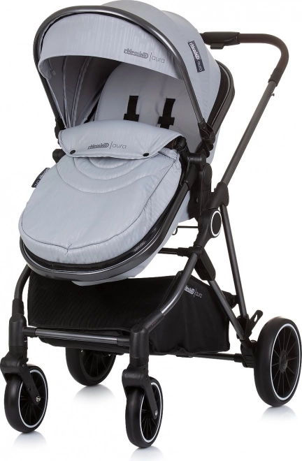 Chipolino Passeggino Combinato Aura 2 in 1 Grigio Cenere