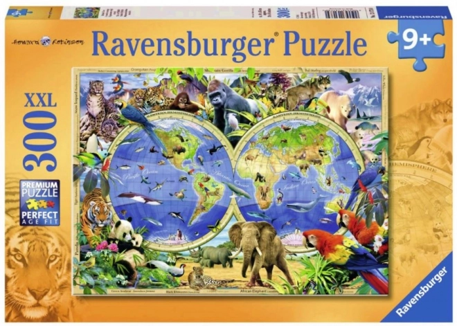 Puzzle XXL Ravensburger mondo degli animali selvatici 300 pezzi