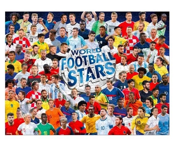 Puzzle 1000 pezzi Stelle del calcio mondiale
