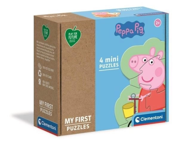 Clementoni Puzzle Primi Passi Peppa Pig 4 in 1