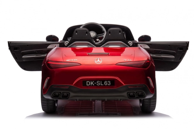 Mercedes AMG SL63 auto verniciato rosso a batteria