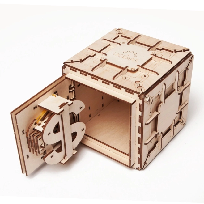 Puzzle meccanico 3D in legno Cassaforte di Ugears