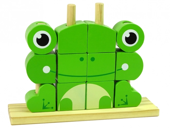 Puzzle 3D in Legno per Bambini - Ranocchio Creativo