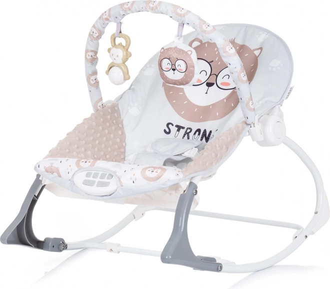 Sedia a dondolo per bambini Melody Beige