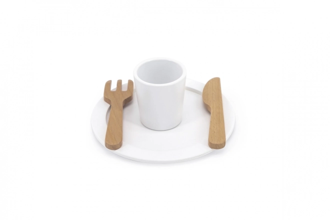 Set da cucina in legno 8 pezzi