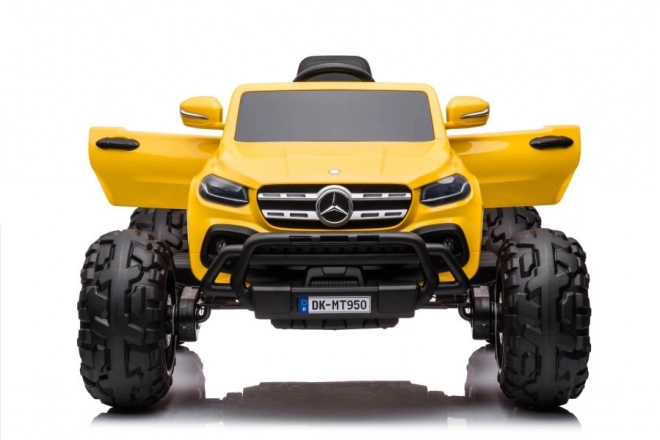 Auto a Batteria Mercedes 4x4 Oro Giallo