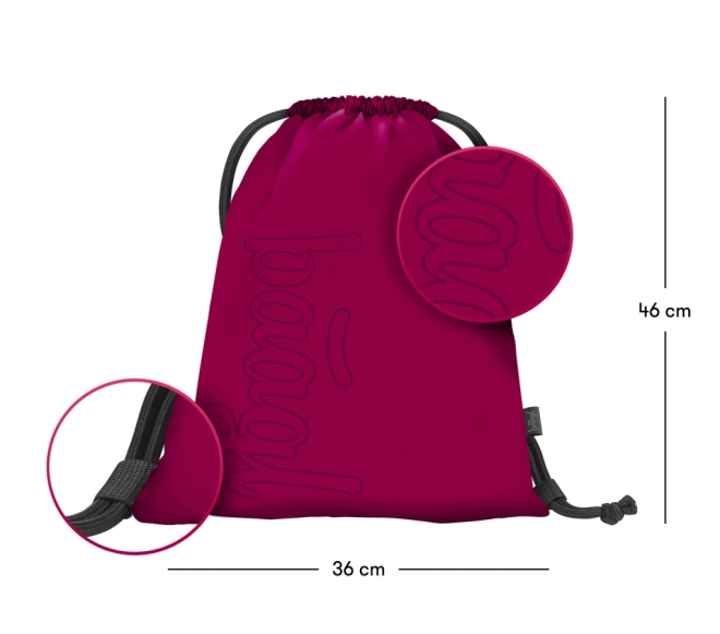 Set Scuola BAAGL Ruby: Zaino, Astuccio, Sacca