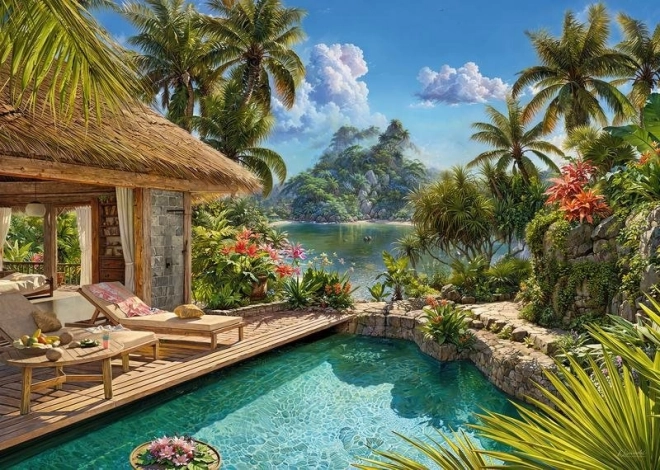 Puzzle Cherry Pazzi Vacanze nei Tropici 2000 pezzi