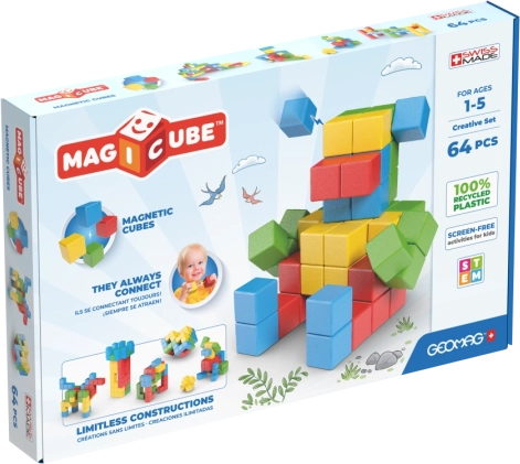 Geomag Magicube set creativo 64 pezzi