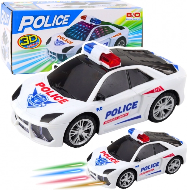 Auto della polizia interattivo con luci e suoni
