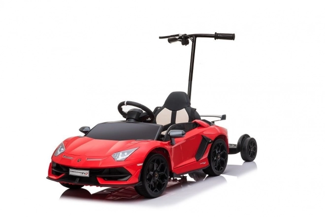 Auto elettrica per bambini Lamborghini Aventador rosso