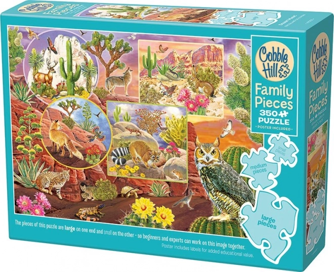 Puzzle magico del deserto per la famiglia