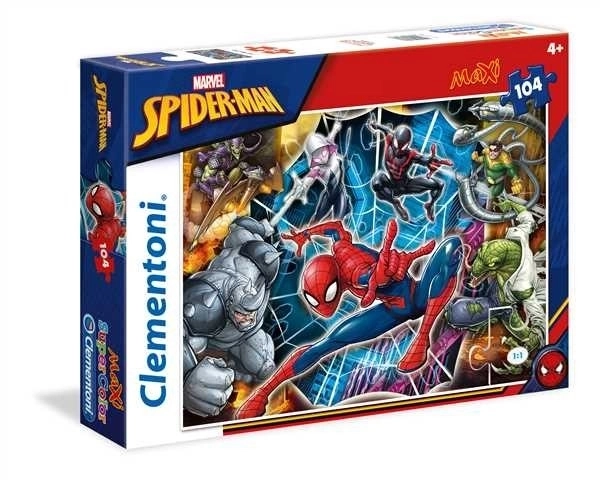 Clementoni Puzzle Spiderman Maxi 104 Pezzi