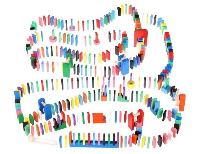 Set Domino in Legno per Bambini