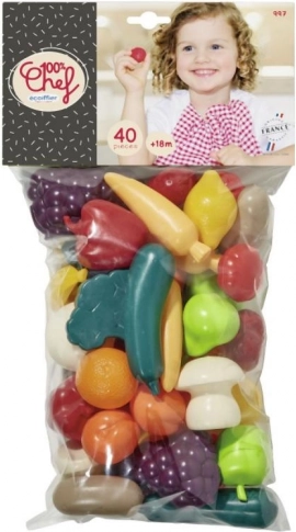 Modelli di verdure e frutta 40 pz