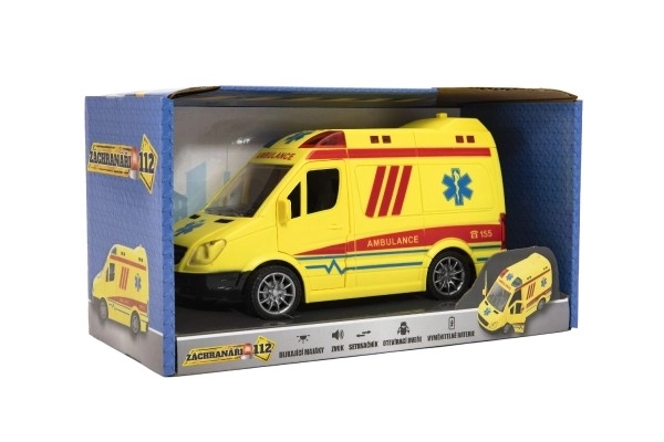 Ambulanza giocattolo con luci e suoni