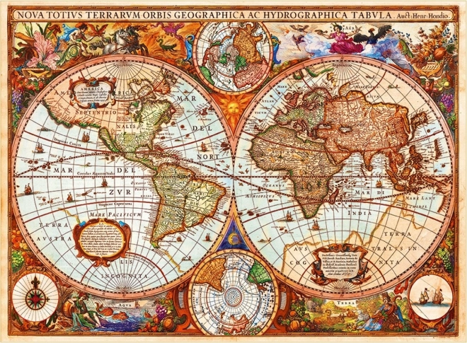 Puzzle Mappamondo Storico 3000 Pezzi