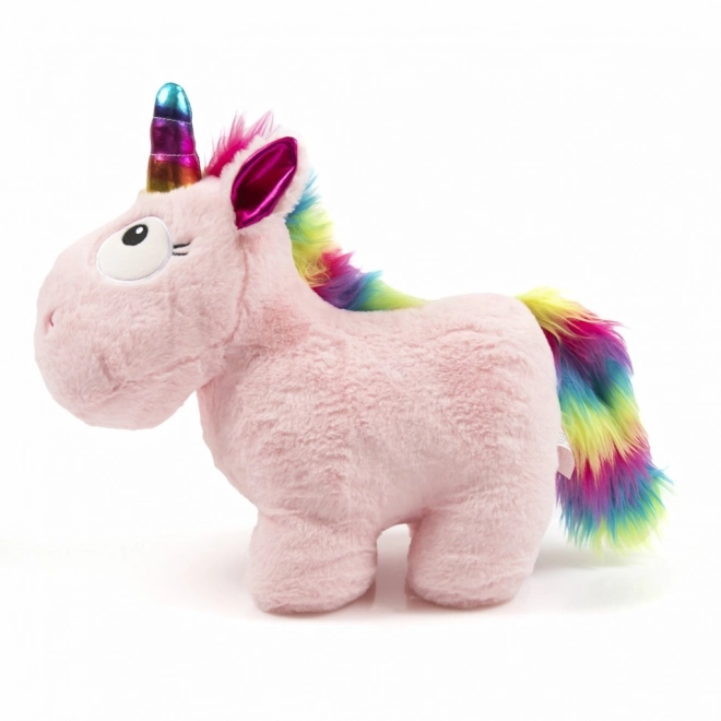 Unicorno di peluche in piedi 34 cm