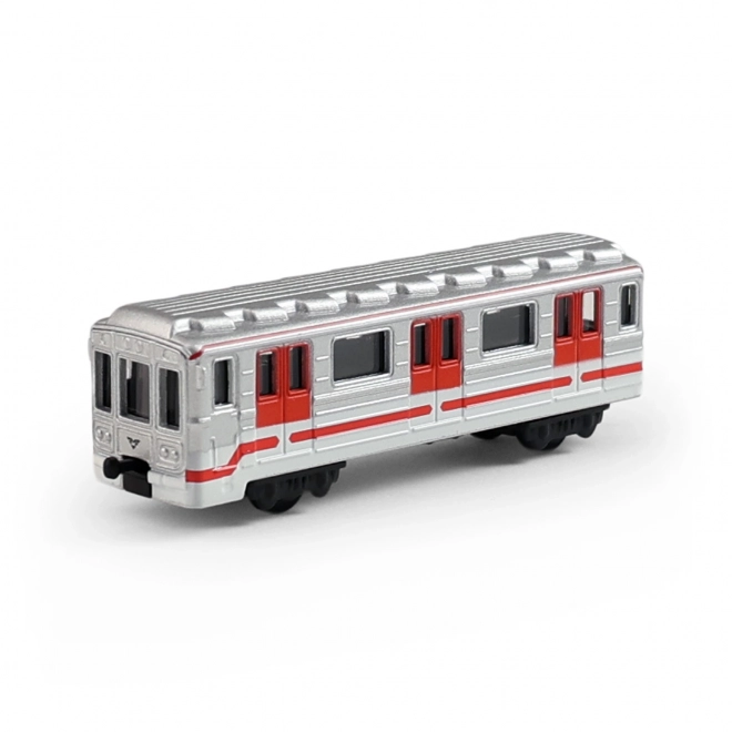 Souvenir modello in metallo del metro di Praga