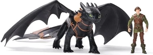 Dragon Trainer: Sdentato e Hiccup figure