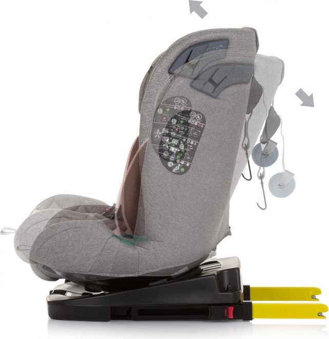 Seggiolino Auto X Factor i-Size 360 Isofix Flamingo