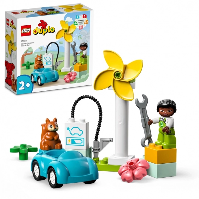 Turbina eolica e auto elettrica Lego Duplo