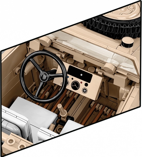 Kubelwagen Raffinato Modell in Scala 1:12 di Cobi