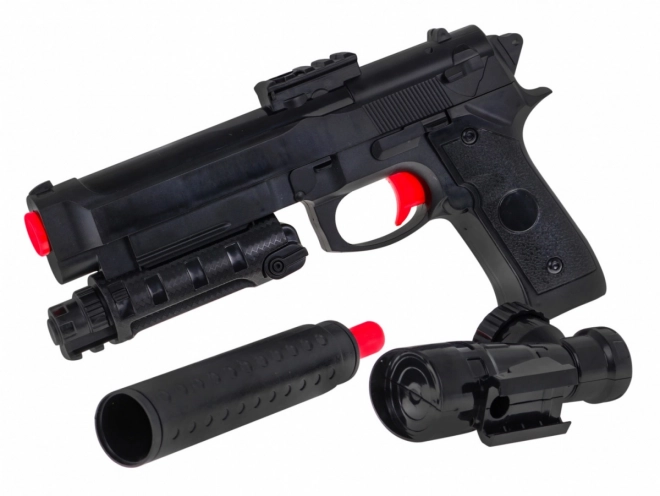 Pistola giocattolo per bambini con accessori M92