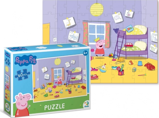 Puzzle Peppa Pig: Giochi nella Stanza 60 Pezzi