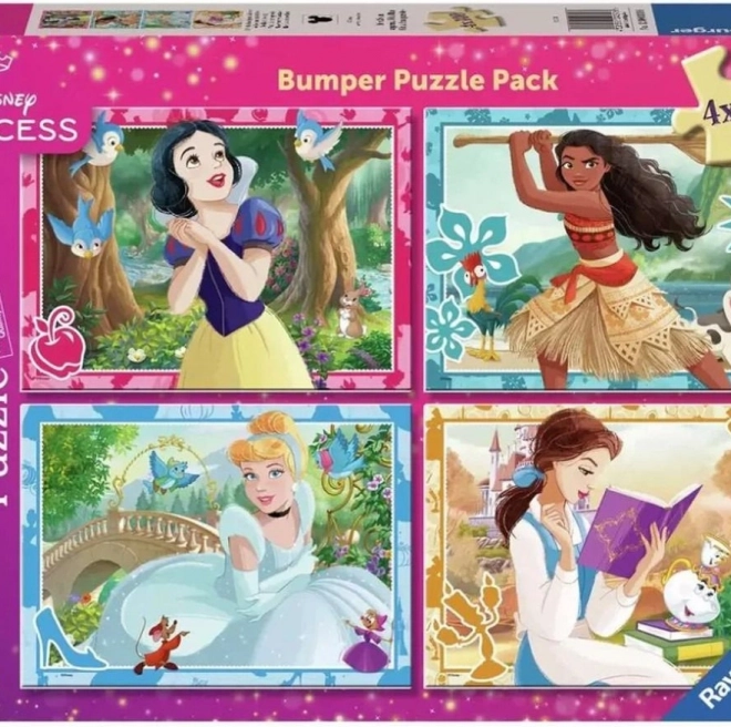 Puzzle Ravensburger Disney principesse 4x100 pezzi