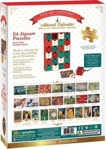 24 giorni, 24 mini puzzle artistici