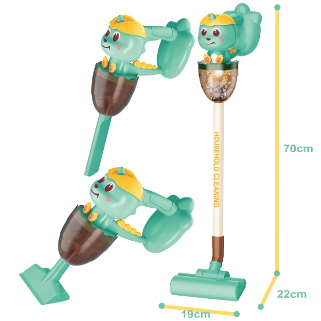 Aspirapolvere Interattivo Dino 3 in 1 con Luci e Suoni Woopie