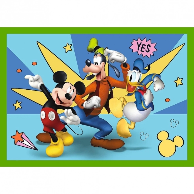 Puzzle della Clubhouse di Mickey Mouse 4 in 1