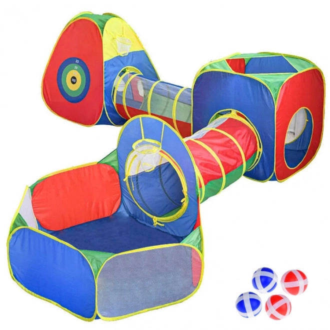 Mega centro di gioco Set tende 5 in 1 Tende a tunnel ZA4974