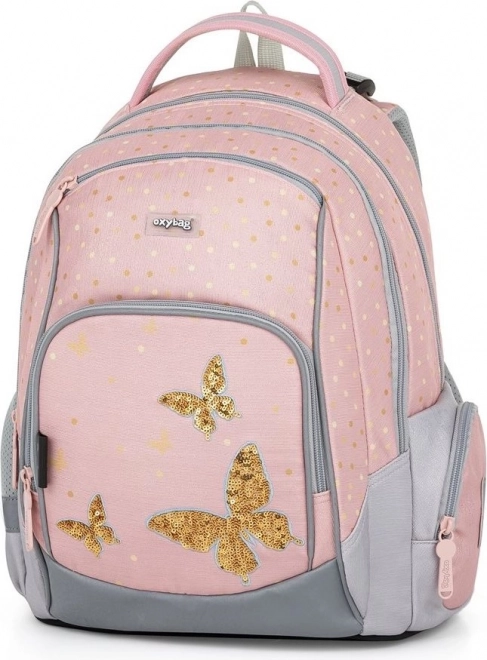 Zaino Scolastico Set 3 Pezzi OXY GO Farfalla