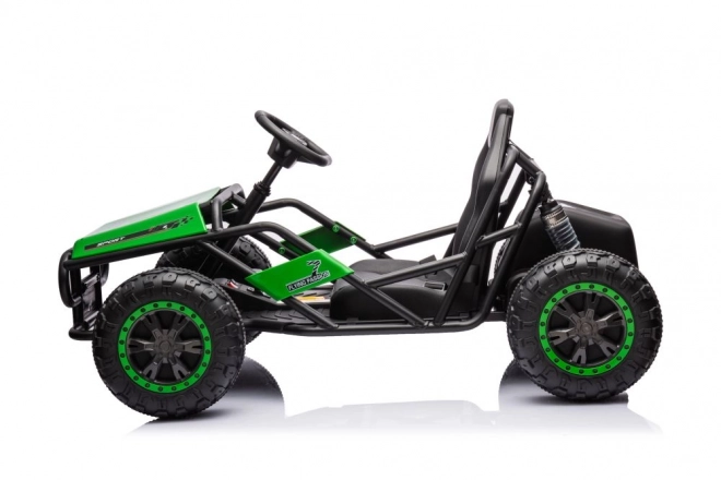 Auto elettrica per bambini Buggy Verde 24V