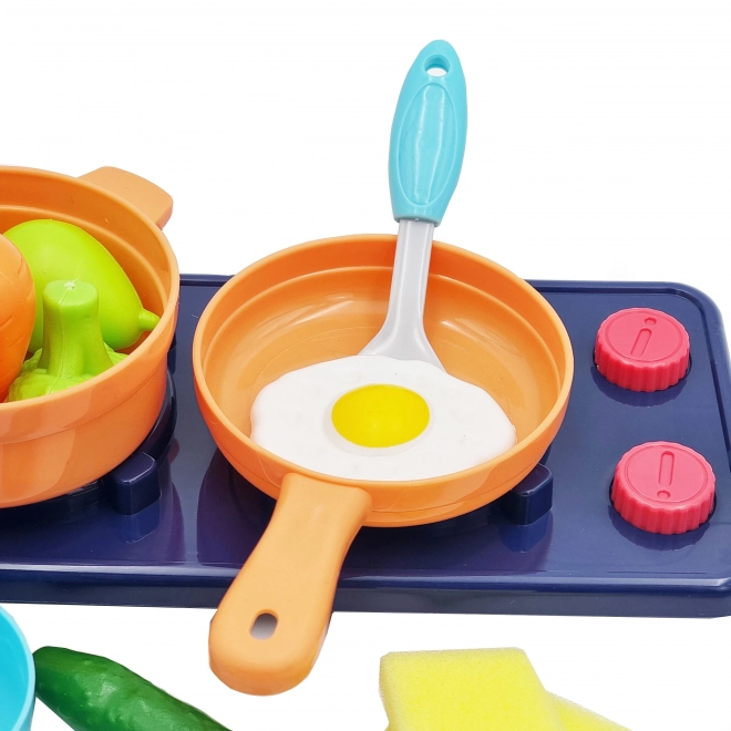 Woopie cucina per bambini con lavello rosa