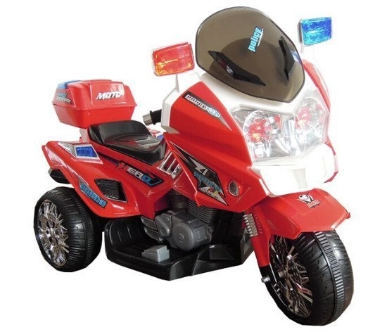 Moto a batteria rosso moderno per bambini