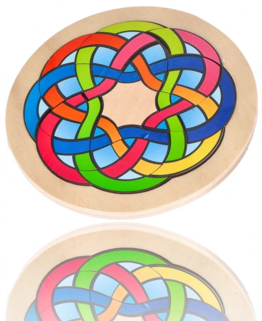 Puzzle in legno con enigma a esagono Goki