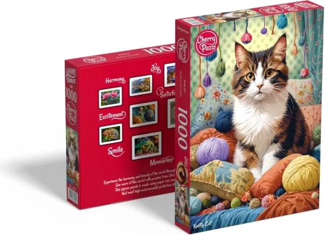 Puzzle Cherry Pazzi Gatto nel Filo