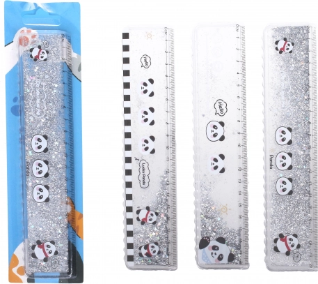 Righello 20 cm con motivo Panda