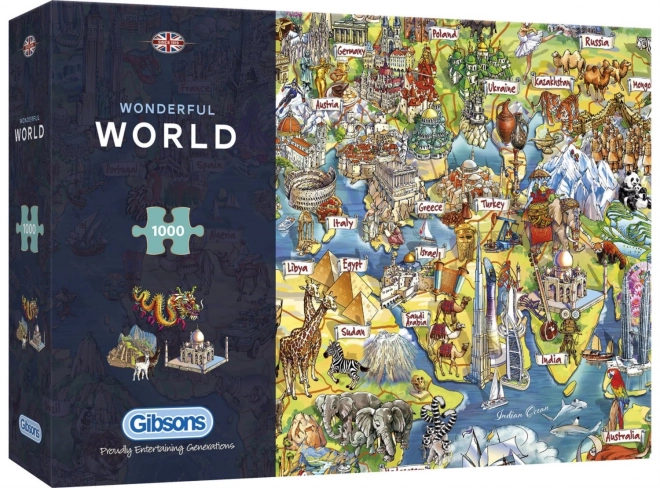 Puzzle meraviglioso mondo 1000 pezzi