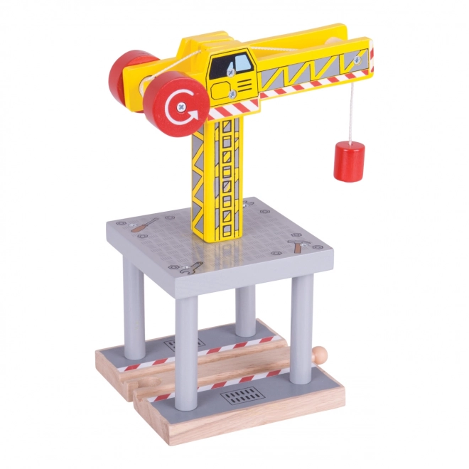 Grande gru gialla Bigjigs Rail