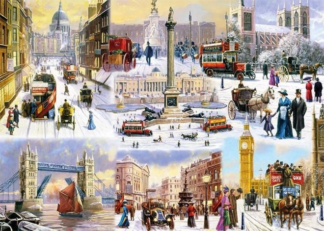 Puzzle Inverno a Londra 1000 pezzi