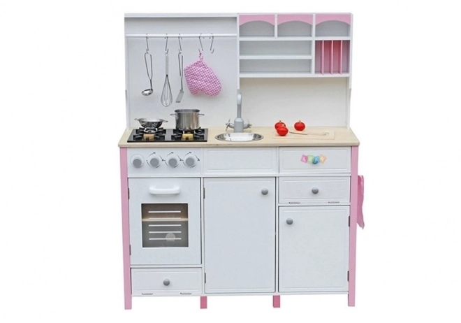 Cucina in legno con forno e accessori IGA