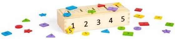 Bigjigs Toys classificazione di colori, forme e numeri