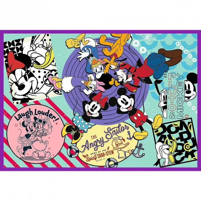 Puzzle 4 x 250 pezzi Topolino