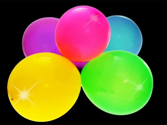 Set di 5 Palloncini LED Luminosi per Festa di Compleanno