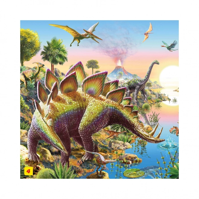 Puzzle con Figura di Dinosauro: Tyrannosaurus Rex 60 Pezzi